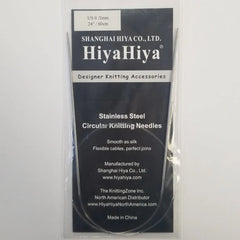CLEARANCE Hiya Hiya and Knitter's Pride Steel Circulars, 16"