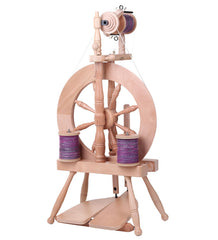 Ashford Traveller Spinning Wheel, double drive, natural