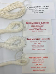 Henry's Attic, NORMANDY LINEN, Bleached and Natural, multiple sizes