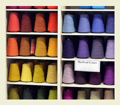 Harrisville Shetland Yarn, 1/2 lb cones