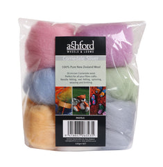 Ashford Corriedale Fibre theme packs and sampler packs