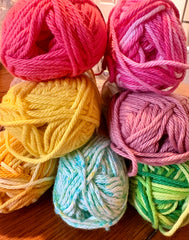 CLEARANCE, Sudz cotton yarn, 50 gm balls