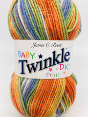 Baby Twinkle DK by Brett Yarns,65% Acrylic, 100 gms (3.5 oz)