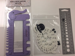 Knitting Gauges, Knitter's Pride, Hiya Hiya