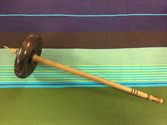 Wooden Drop Spindle, hand-turned