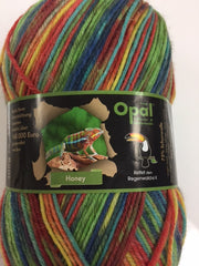 Opal Sock Yarn, 75% wool, 25% polyamid, 100 gm (3.5 oz)