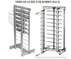 Bobbin Rack with thread guide